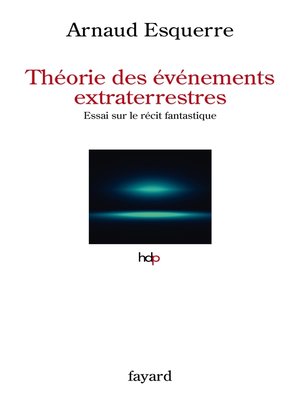 cover image of Théorie des événements extraterrestres